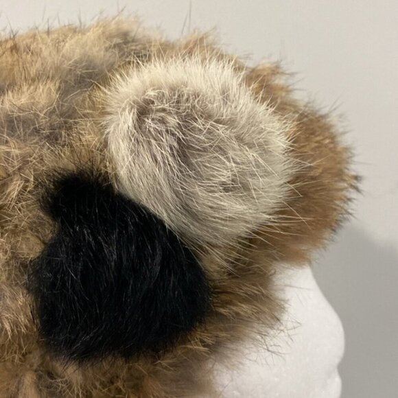 Brown Fur Hat beanie hat - Picture 3 of 12